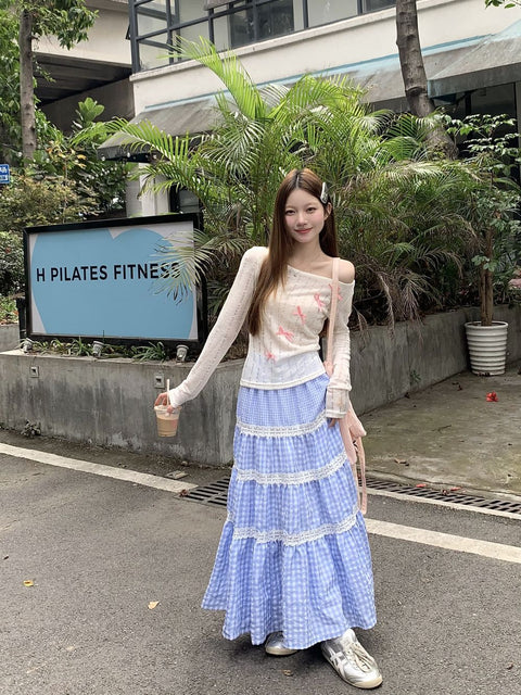 Mini Skirts Women 2022 Summer Plaid Pleated Skirt with Chiain Kawaii Y2k Japan Preppy Style Aesthetic Cute School Girl Skirt