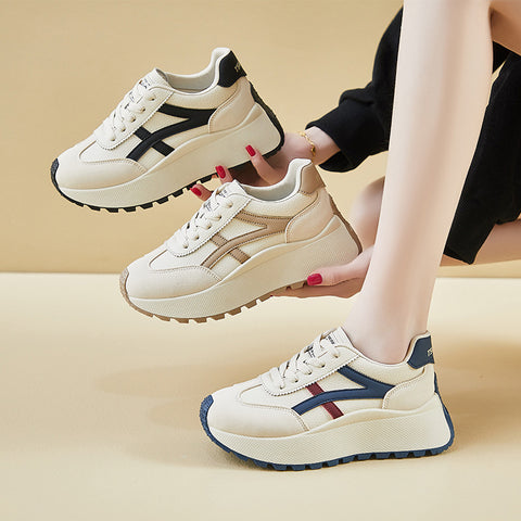 2025  ins Korean version of the new Forrest Gump shoes for women's  spring student running sports thick-soled heightening casual shoes XFK852