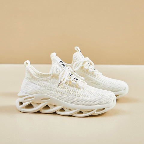 2025  ins Korean version of flying woven shoes  summer new student sports shoes breathable fitness running casual street shot H8083