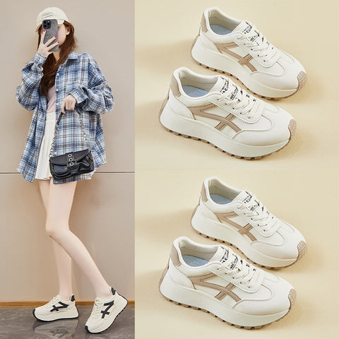2025  ins Korean version of the new Forrest Gump shoes for women's  spring student running sports thick-soled heightening casual shoes XFK852