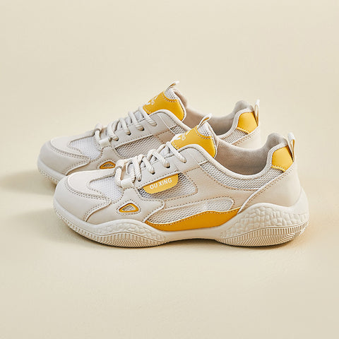 2025  ins Korean version of German training white shoes for women  summer mesh breathable new student running sports leisure HY126