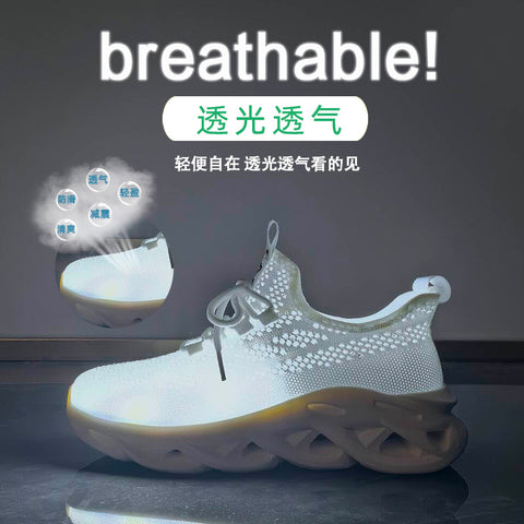 2025  ins Korean version of flying woven shoes  summer new student sports shoes breathable fitness running casual street shot H8083