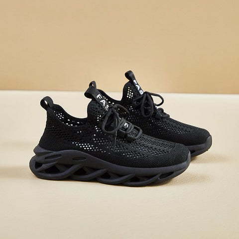 2025  ins Korean version of flying woven shoes  summer new student sports shoes breathable fitness running casual street shot H8083