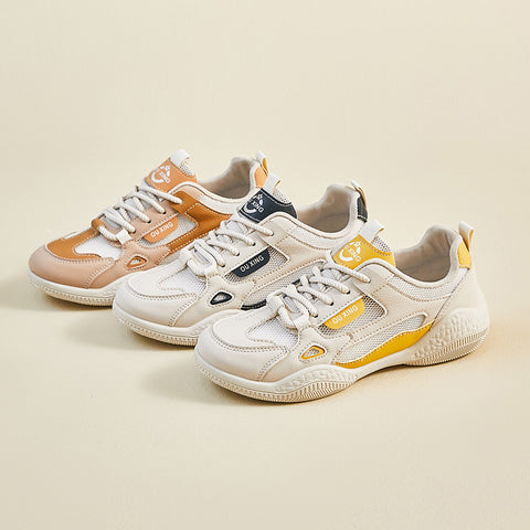 2025  ins Korean version of German training white shoes for women  summer mesh breathable new student running sports leisure HY126