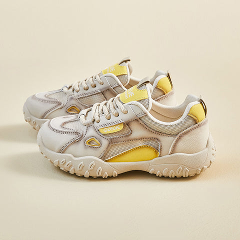 2025  ins tide Korean version of the new dad shoes girl  summer student sports running casual mesh breathable XQ-K01