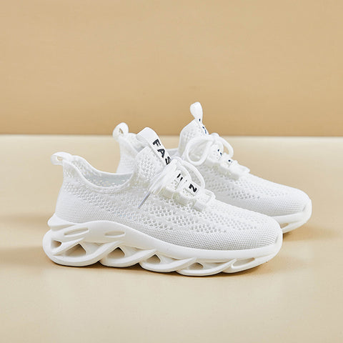 2025  ins Korean version of flying woven shoes  summer new student sports shoes breathable fitness running casual street shot H8083
