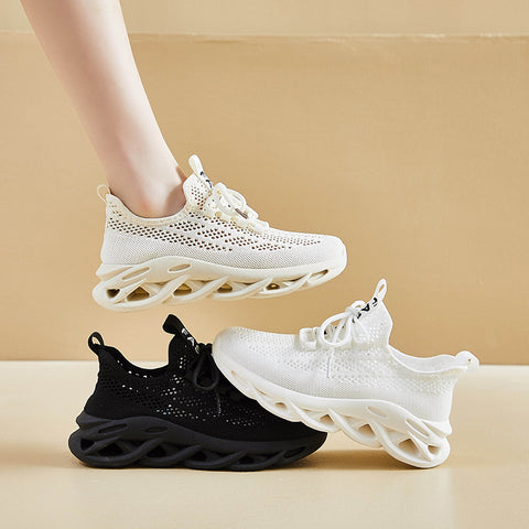2025  ins Korean version of flying woven shoes  summer new student sports shoes breathable fitness running casual street shot H8083