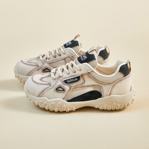 2025  ins tide Korean version of the new dad shoes girl  summer student sports running casual mesh breathable XQ-K01