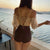 Sexy Off Shoulder Flounce One Piece Swimsuit Lady 2022 Monokini Half Sleeve Swimwear Women Swim Bath Suit