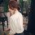 Spring Long Sleeve White Blouse Women Back Bow V-neck Korean Style Solid Tops Chiffon Blouse Office Lady Style 11571