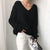 Women Sweater Autumn Winter Spring V-Neck Simple Casual Knitted Sweater White Black Pullover Femme jumper