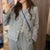 SMTHMA New Fashion Korean Chic Vintage Tweed Woolen Jacket Coat Women Autumn Single Breasted Plaid Tassel Office Lady Outwear