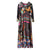 ZUOMAN 2021 summer new soft purple stylilsh embroidery large size loose dress for women vintage beach dresses with under strap