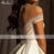 EVALOVE Luxury Scoop Neck Beading Cap Sleeve A-Line Wedding Dress Gorgeous Sashes Big Bow Court Train Satin Vintage Bridal Gown