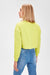 Trendyol Yellow Embroideried Crop Knitted Sweatshirt TWOAW20SW0145
