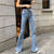 Mom Black High Waist Flare Jeans Boyfriend Bell Bottom Denim Skinny Woman&#39;s Jeans Female Wide Leg Vintage Jeans Plus Size XL