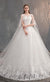 2022 Chinese Wedding Dress With Long Cap Lace Wedding Gown With Long Train Embroidery Princess Plus Szie Bridal Dress