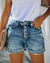 High Waist Crimping Women Short Jeans Summer Fashion sexy Ripped Denim Shorts New Casual Push Up Vintage Denim Shorts Streetwear