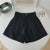 Shorts Women Fashion Simple Casual Solid Comfortable High Waist Trousers Ulzzang Pleated Chic Summer Student Female Clothing