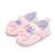 Baby Girl Princess Shoes Toddler Non-slip Flat Soft-sole Cotton Rubber Crib Lovely Butterfly-knot Infant First Walkers 0-18m