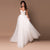 Tulle White Sexy Wedding Dresses for Women Spaghetti Strap Strapless with  Bobo Sleeveless  Bridal Dress Backless High Quality