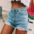 Hot sale summer woman denim shorts high waist ripped jeans shorts fashion sexy female shorts S-2XL drop shipping new