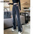 Jeans 5XL Black High Waist Traf Trousers Blue 5XL Loose Pants Japanese Straight Jeans Korean Fashion Casual Y2k Women&#39;s Jeans