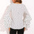 Women Polka Dot Shirts Spring Fashion O Neck Long Sleeve Blouse Femininas Casual Black And White Tops Plus Size Shirt New