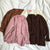 Simple Casual Oversized Sweater Women Loose V Neck Slim Knit Sweater Woman Autumn and Winter Korean Warm Cardigan Feminino