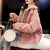 2022 New Winter Coat Women Korean Loose Wild Zipper Corduroy Lamb Wool Jacket Thicken Warm Tooling Cotton Jackets Womens Parkas