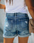 High Waist Crimping Women Short Jeans Summer Fashion sexy Ripped Denim Shorts New Casual Push Up Vintage Denim Shorts Streetwear