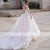 EVALOVE Romantic Scoop Neck Long Sleeve Customized A-Line Wedding Dress Gorgeous Appliques Tulle Court Train Vintage Bridal Gown