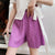 Womens Shorts Summer Solid Color Loose Short Pants High Waist Sportswear Female Clothing Casual Fashion Shorts For Women