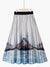 SURMIITRO 2022 Spring Summer Fashion Midi Long Pleated Skirt Women Korean Style Mid-Length High Waist A Line Skirt Female