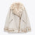 New style women&#39;s double-sided coat with fur lamb hair European and American style plus velvet plus velvet double-sided coat