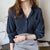 New Women&#39;s Shirt Classic Chiffon Blouse Female Plus Size Loose Long Sleeve Shirts Lady Simple Style Tops Clothes Blusas 9357