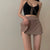 Y2kKorean Style Black High-waisted skirt Lined Irregular Summer Sexy  Bodycon Golf Sport Short Skirt 90s Clubwear Mini skirts
