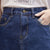 Zoki Korean loose women denim midi skirt summer A-line blue female jeans vintage casual harajuku cotton skirt plus size 5XL
