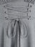 Wipalo Applique Lace Up Flare Slip Dress A Line High Waist Cami Mini Corset Corsets Dresses