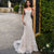 Lace Mermaid Wedding Dress For Women Strapless Neck Slim-Line Sleeveless Floor Length Backless Applique Vestidos De Novia Marria