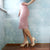 Neophil 2022 Winter Women Suede Midi Pencil Skirt High Waist Gray Pink XXL Sexy Style Stretch Wrap Ladies Office Work Saia S1009