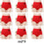 9Pcs woman panties fashionable Women&#39;s cotton panties sexy lingerie women&#39;s briefs Rose women high waisted briefs cotton panties