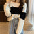 New Style Women Sweaters Pullovers Short Patchwork Jumpers Retro women Sexy Loose Soft All-match Knitted Streetwear Sweet Fit