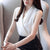 Silk Blouses Women Summer Satin Blouse Shirts Woman Korean V-neck Sleeveless Shirt Women Blouses Elegant Womens Tops and Blouses