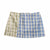 5 Color New Summer Harajuku Uniform Women Skirt Split Details Plaid Mini Skirt With Under Shorts Mini Skort