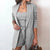 Suit Blazer Short Sets Solid Spring Summer Outerwear Fashion High Waist Three Pieces Sets Office Lady Notched Blazer Sets