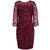 Women&#39;s Summer Dress Elegant Sequin Evening Party Dresses 2022 Mesh Patchwork Casual Midi Dress Wine Red Wedding Club Outfits
