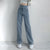 ZOENOVA Casual Fashion Straight Leg Women&#39;s Jeans Denim Bottom Y2K Harajuku Boyfriend Long High Waist Baggy Jean Fall Pants Blue