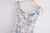 Summer New Lace Up Bowknot Spaghetti Strap High Waist French Vintage Printed Ruffle Camisole Dress Female Fashion