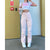 Pink Basic Jeans Women High Waist Fashion Baggy Denim Pants Casual Straight Trousers Aesthetic Mom Vintage Cyber Y2k Streetwear